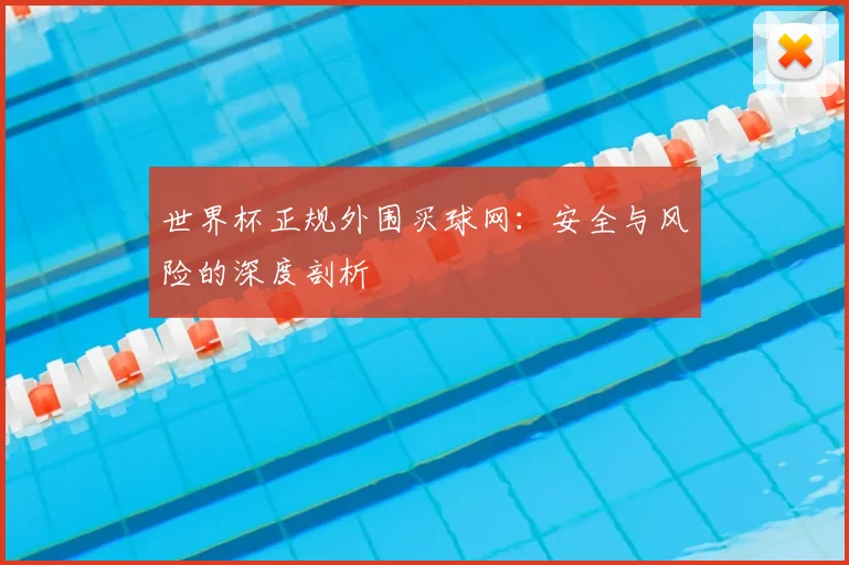 世界杯正规外围买球网:安全与风险的深度剖析